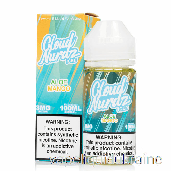 Vape Liquid Ukraine ICED Aloe Mango - Cloud Nurdz - 100mL 6mg